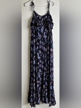 Westport Blue Paisley Maxi Dress